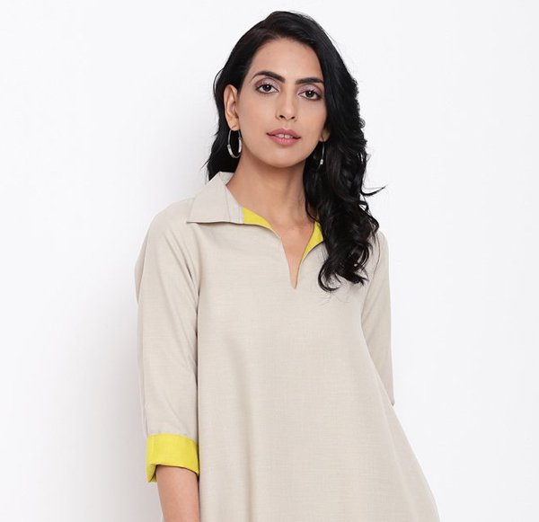 Linen Blue Dress - Image 4